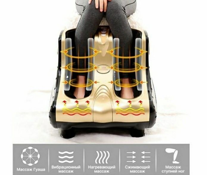 Массажер для ног Массажный аппарат для ног 008