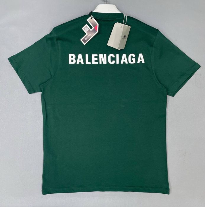 Tricou balenciaga green