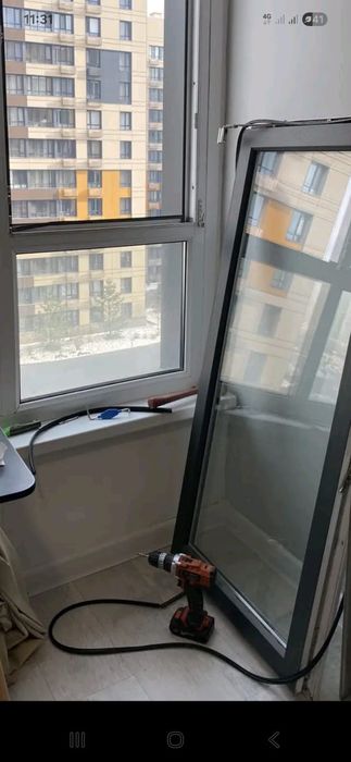 Ремонт пластиковых окон. Город Алмата