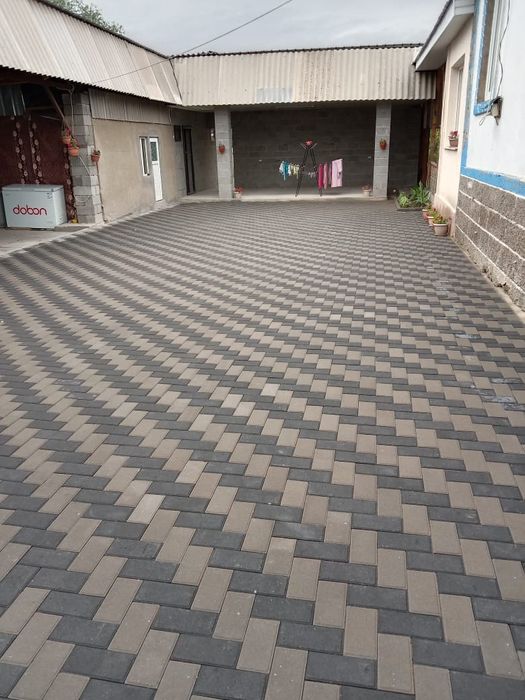 Брусчатка вибропрессованная "Кирпичик"