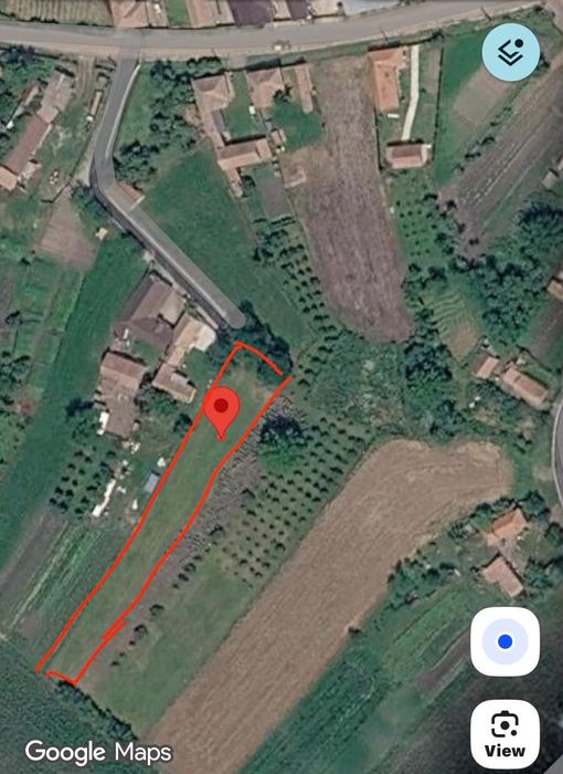 Teren intravilan 1579 mp de vânzare