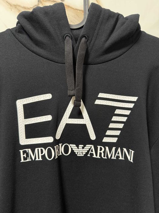 Нов суитшърт с качулка EA7 Emporio Armani за мъже размер L