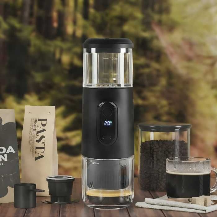 Преносима кафемашина за къмпинг и път 2в1