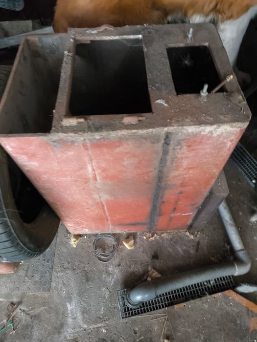 Металлическая печь в баню