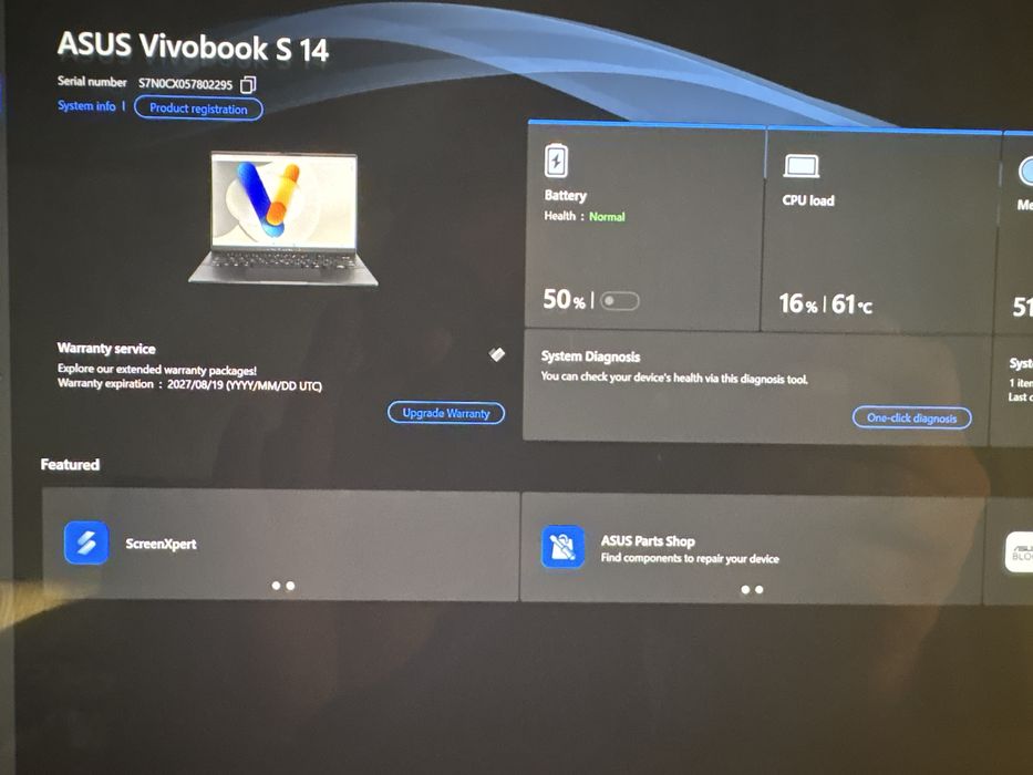 Asus VivoBook S14 - Rose Gold -OLED 120hz