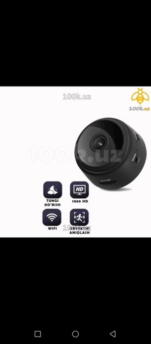 Mini Kamera simsiz Wf orqali