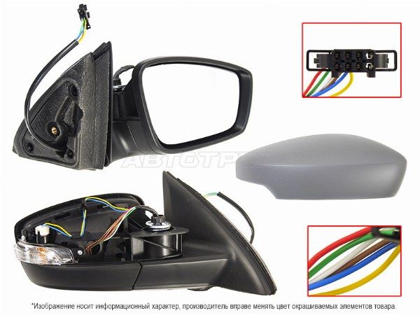 Зеркало Volkswagen Polo