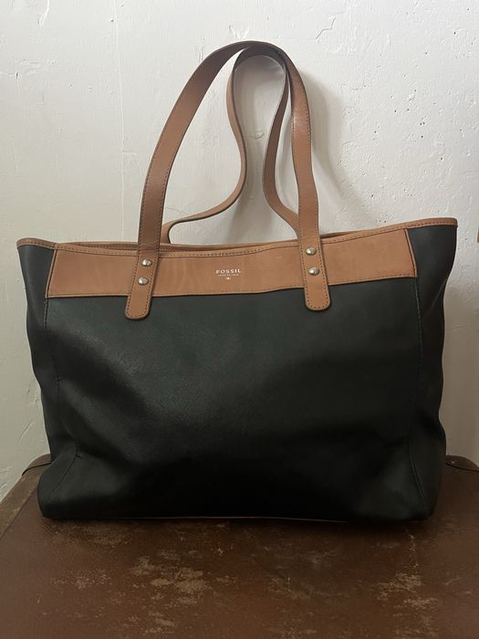 Оригинална кожена чанта Fossil