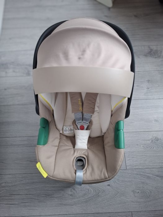 Scoica auto Cybex Gold ATON S2 I-SIZE Seashell Beige(+adapori)