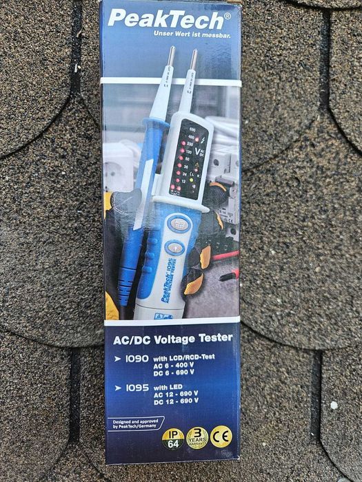 Multimetru/Tester tensiune electrica P1095 12-690 V Peaktech