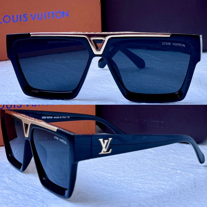 Мъжки слънчеви очила маска 2 цвята черни