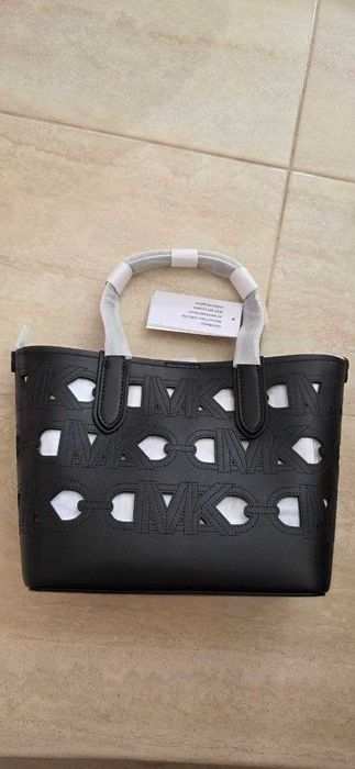 MICHAEL Michael Kors Дамска чанта Eliza черна, нова с етикет
