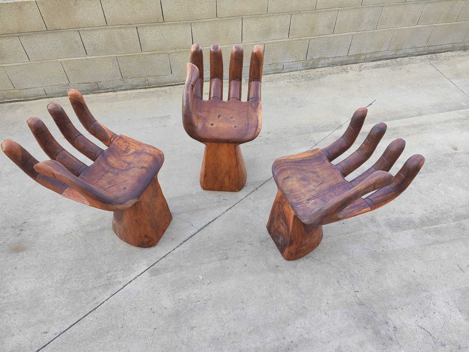 Scaune lucrate manual