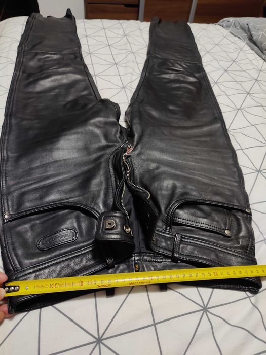 Pantaloni piele naturala bărbați