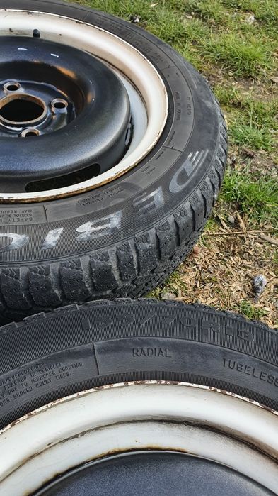 Jante cu anvelope 185/55 r14 si 155/75 r13