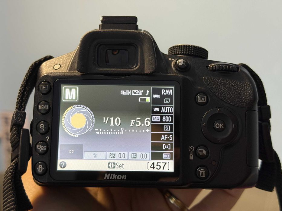 Aparat foto DSLR Nikon D3200 + DX VR 18-55mm + DX VR 55-200mm