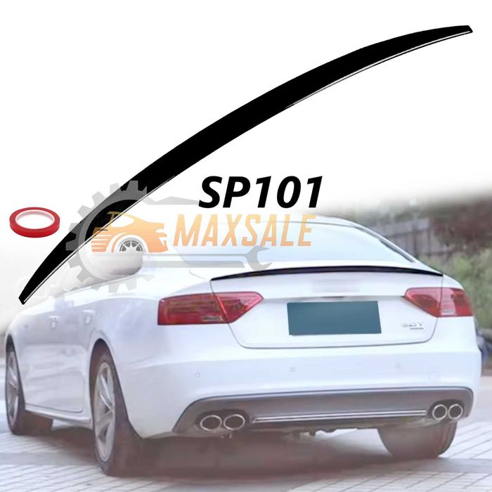 Спойлер Audi A5 Sportback S style B8 черен гланц седан s line quattro
