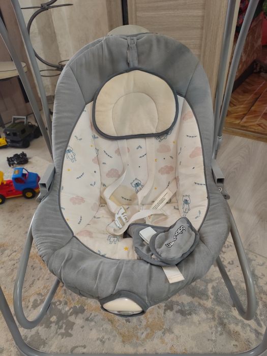 Продам качелю 2 в 1 Babyton Relax grey