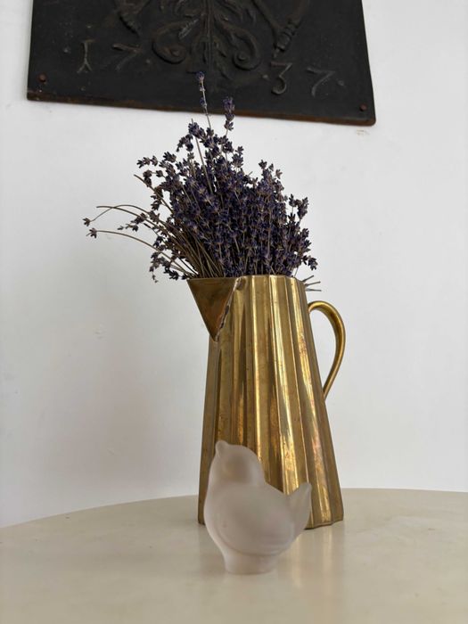 Prespapier birou Cristal de Sèvres – pasăre, Franța, ani 1950