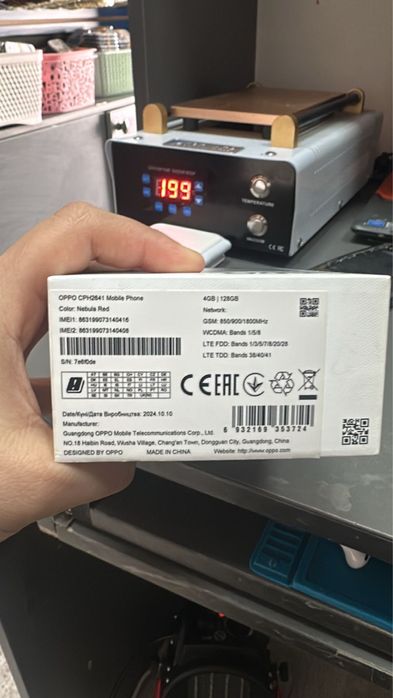 Oppo A3x с коробкой 128 гб