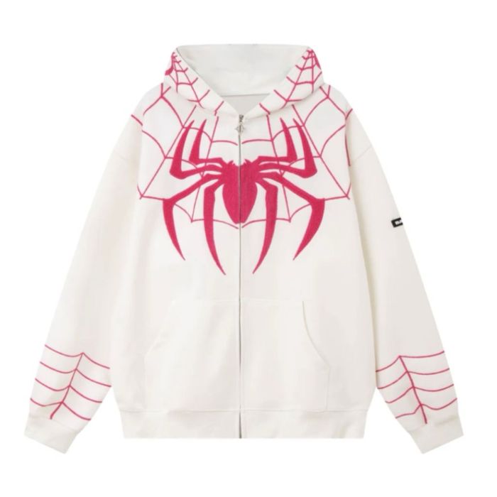 Зип худи на молниях "Паутина стиля"