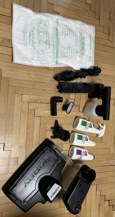 Kirby Platinum – почти нова, пълен комплект, пране на килими и дивани