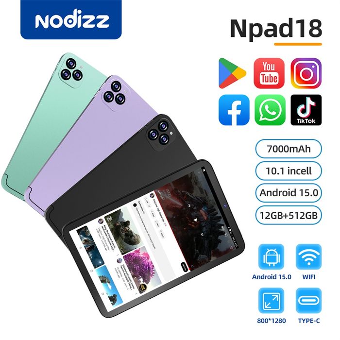 Planshet NODIZZ Npad 15, Npad 16, Npad 18, Npad 19, Npad 20, Npad 22