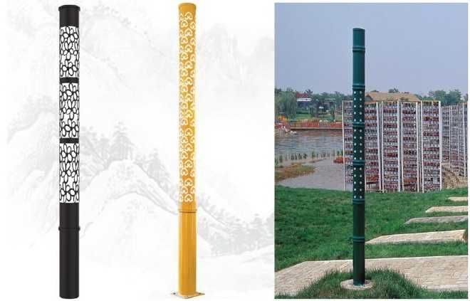 Торшеры, столбы, фонари, светильники с узорами Round 10