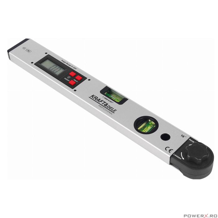 Nivela digitala, poloboc, LCD 400 mm, masurarea unghiurilor de la 0°