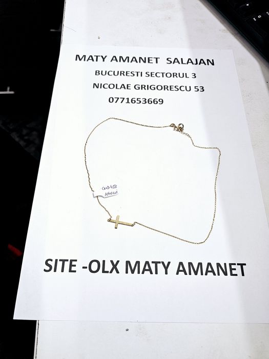 Vand lantisor din aur 14 k 2.16 g cod 458