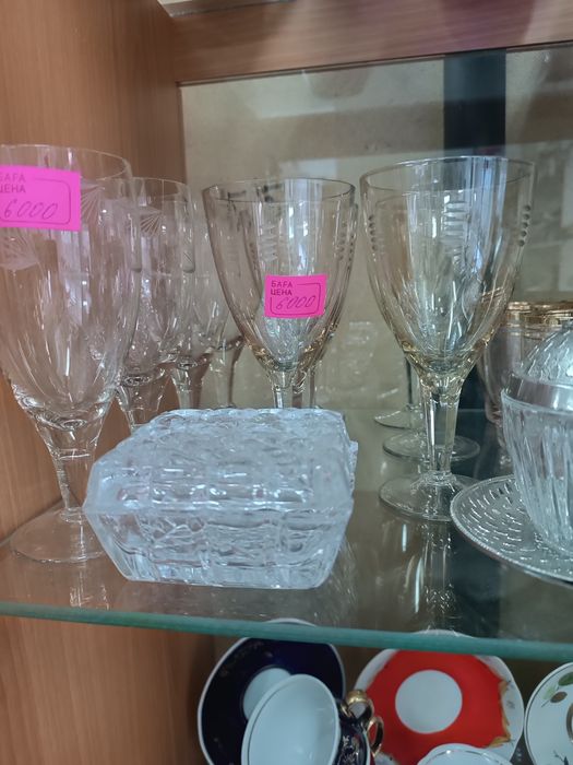 Посуда СССР фарфор, керамика, стекло, хрусталь