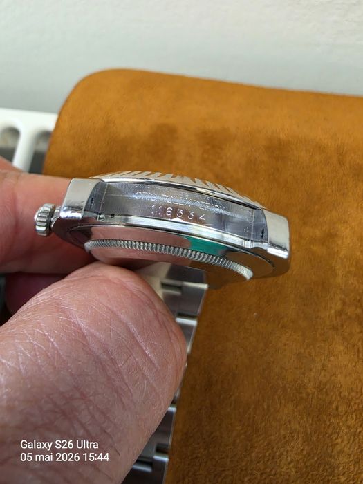 Rolex Datejust 41 mm fluted bezel aur alb 18 k cal 3136 oyster bracelet