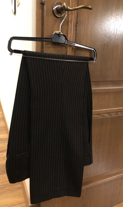 Costum Dinasty 2 piese marime 50 (M) maro cu dungi