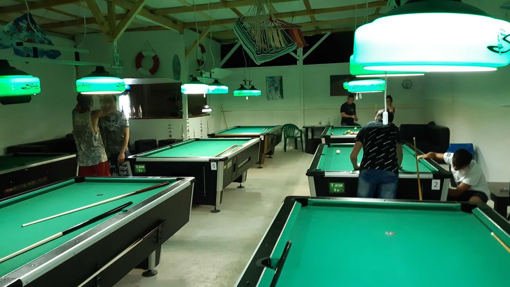 JOC Biliard SARDI ITALIA cu fise, placa ardezie pt copii si adulti