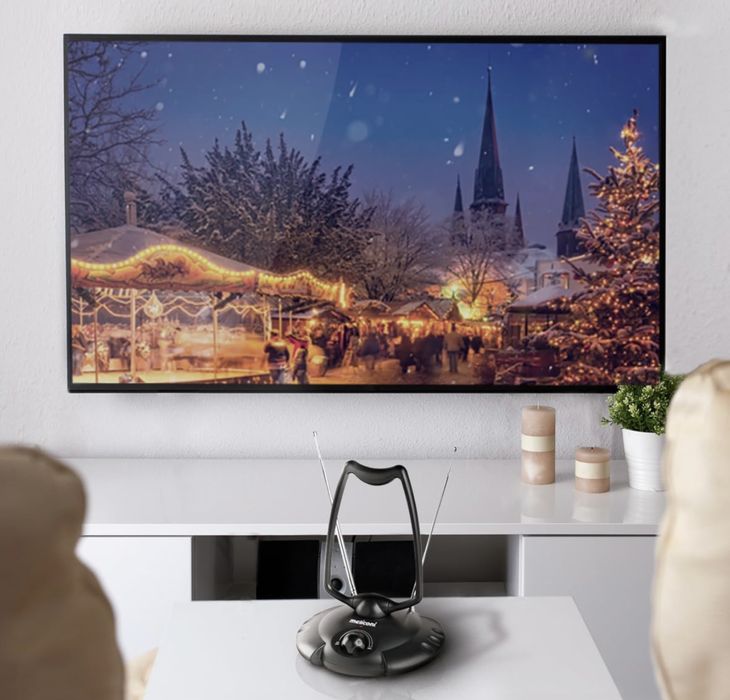Antenă TV de interior amplificată Meliconi AT 380 USB