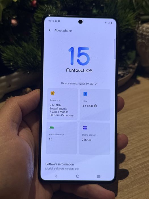 Iqoo Z9 5g 16gb 256gb ‼️Ca Nou‼️Garantie‼️