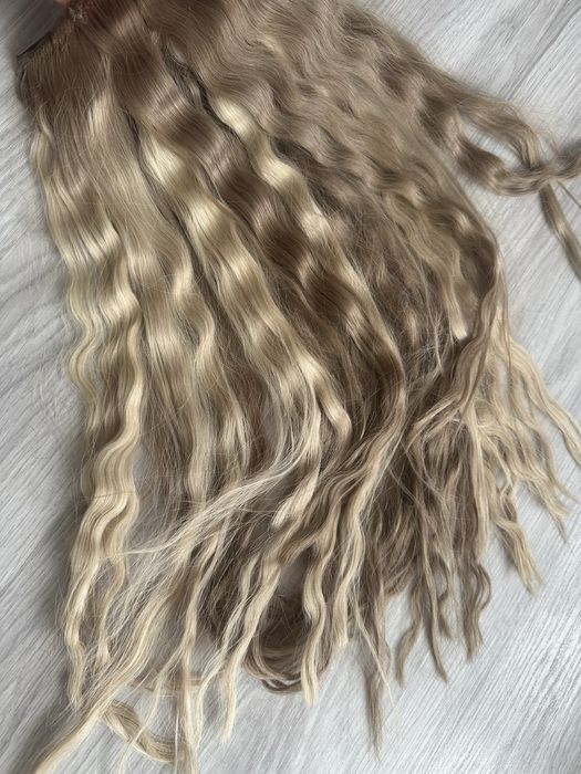 200гр  славянска коса на щипки