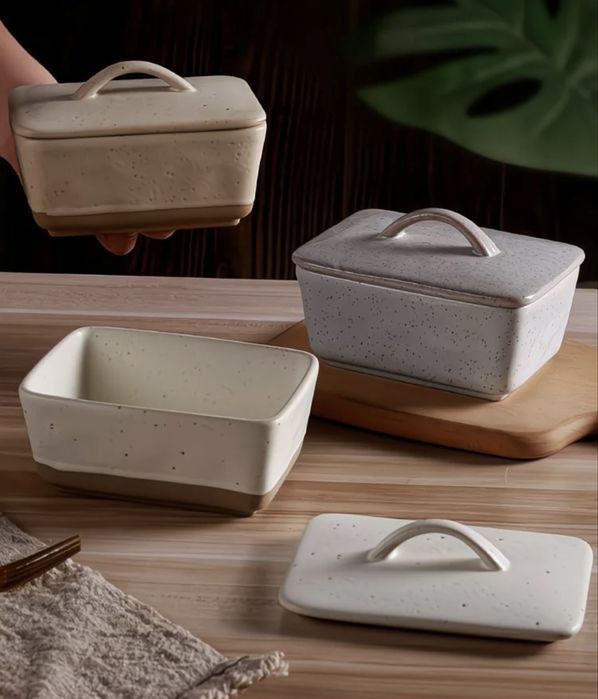 Масленка керамическая