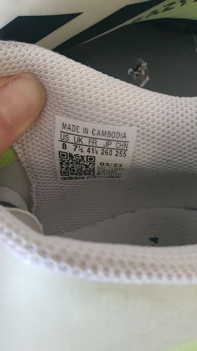 Футболни обувки бутонки Adidas X Crazyfast.4 TF номер 40.5