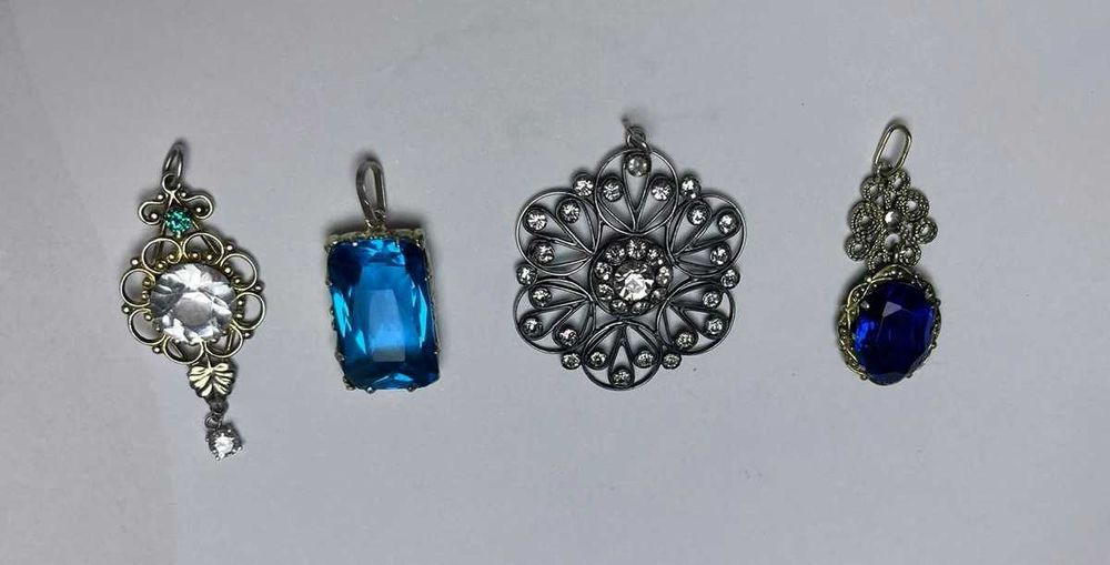 Кулоны серебро СССР 875 проба