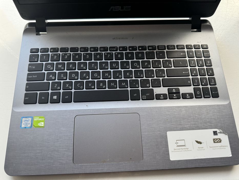Ноутбук Asus серый