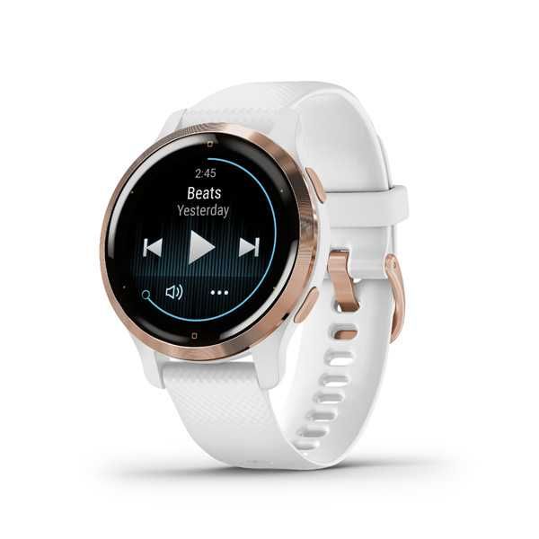 Часовник Smartwatch Garmin Venu 2S, Rose Gold/White