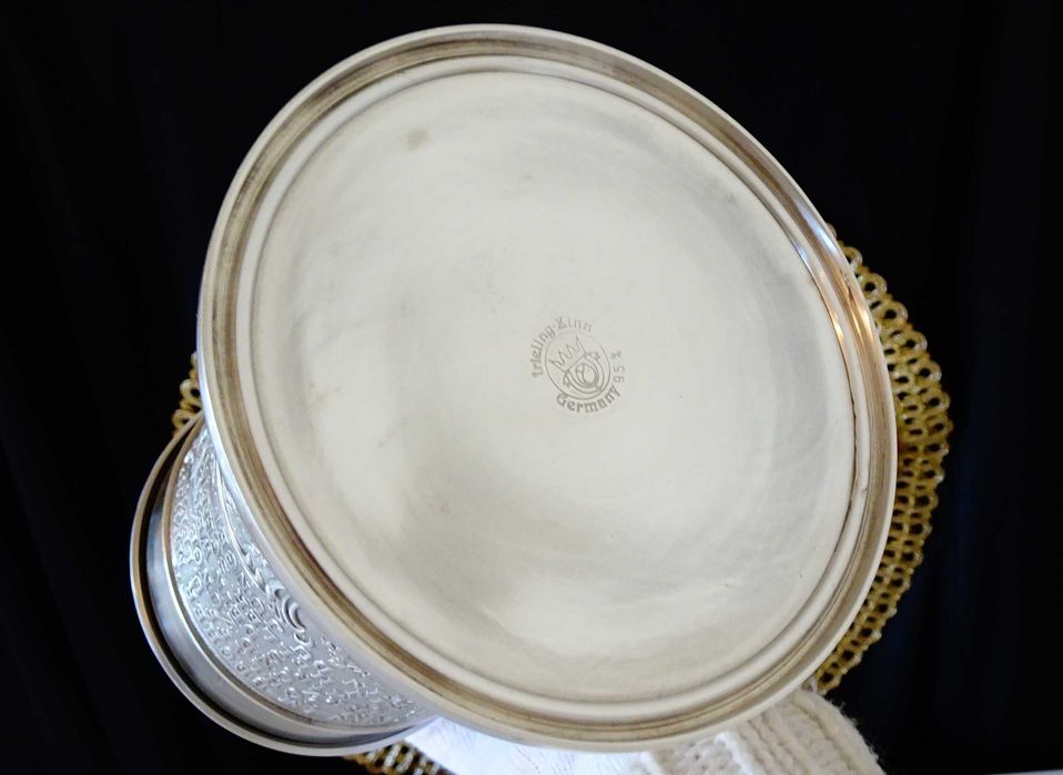 Халба от калай Lindenwirtin,семейство,калаена сватба.