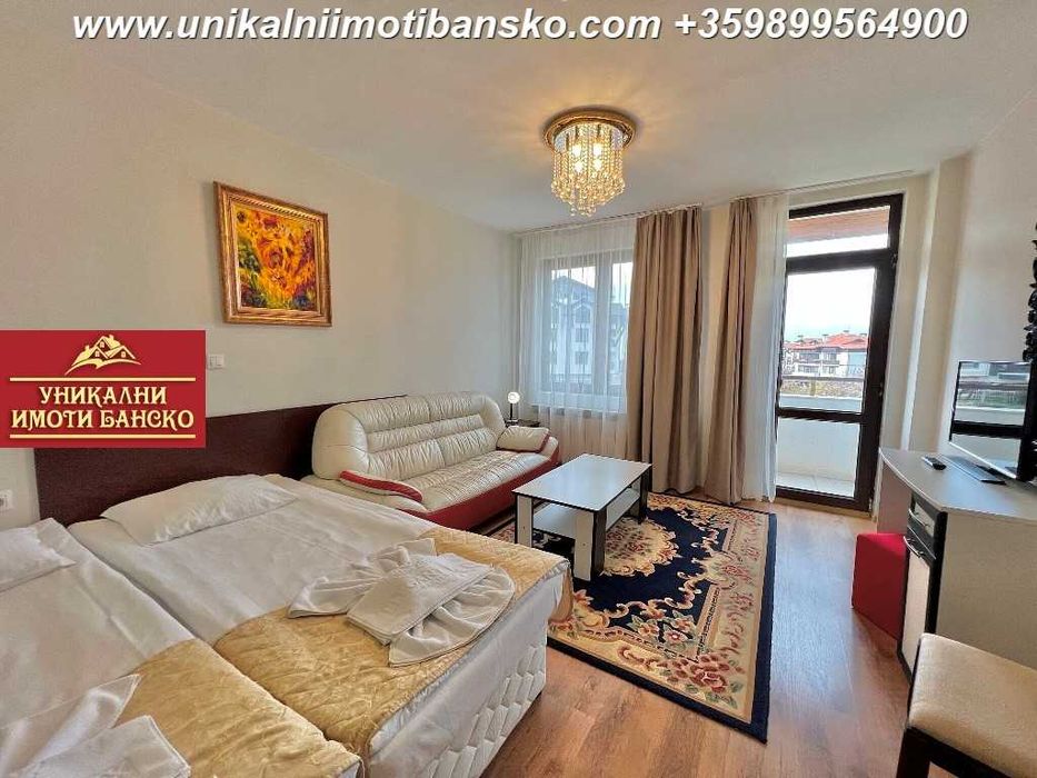 На 5 минути от лифта! Двустаен апартамент за продажба в град Банско