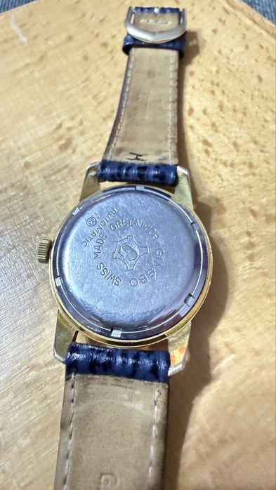 Ceas  Gibson automatic Swiss placat cu aur 20mq