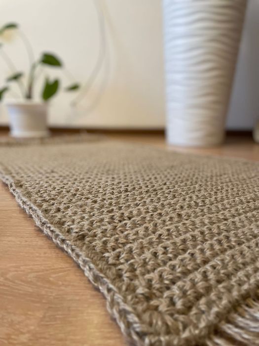 Джутовый коврик ковер