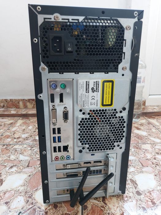 Unitate PC Asus i5 4460 3,2Ghz, 16GB, 120GB+640GB, Radeon HD 7870 2GB, Windows 11 Office 2024