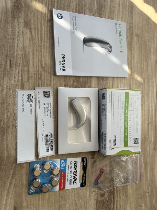 /ЧИСТО НОВ/ Phonak Naida P70 Silver gray