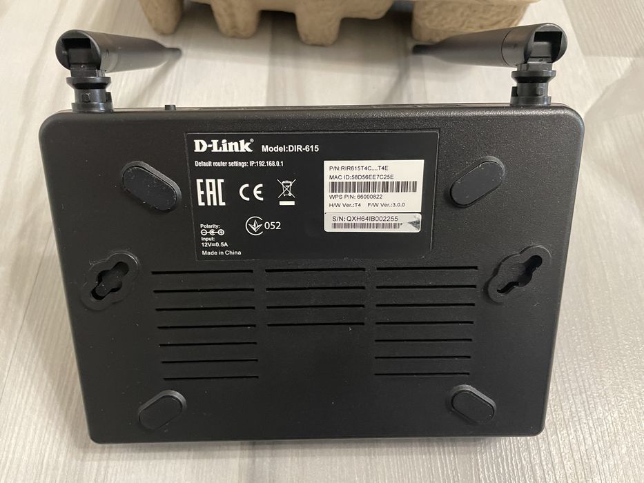 Продаю WI-FI роутер D-Link Model:DIR-615, Б/у