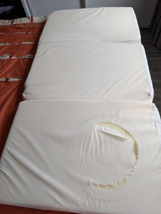 Детска кошара с два матрака  / детско легло Bebino на две нива